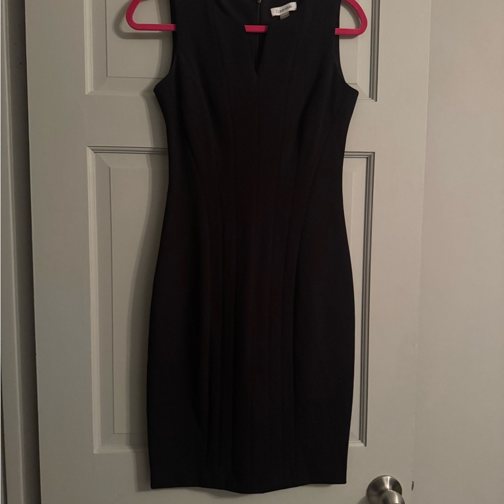 Calvin Klein Black Midi Dress